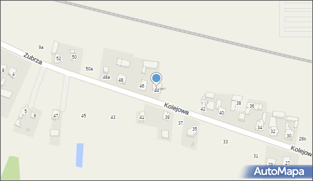 Pyrzowice, Kolejowa, 44, mapa Pyrzowice