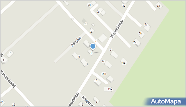 Pyrzyce, Kochanowskiego Jana, 1, mapa Pyrzyce