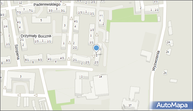 Pyskowice, Kochanowskiego Jana, 2, mapa Pyskowice