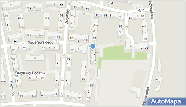 Pyskowice, Kochanowskiego Jana, 4/1, mapa Pyskowice