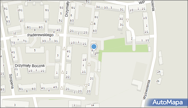 Pyskowice, Kochanowskiego Jana, 4/2, mapa Pyskowice