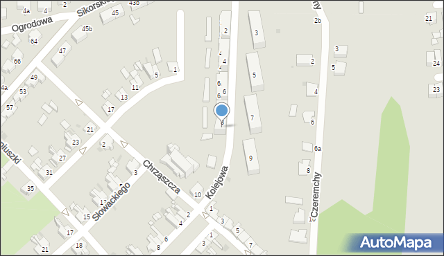 Pyskowice, Kolejowa, 8/1, mapa Pyskowice