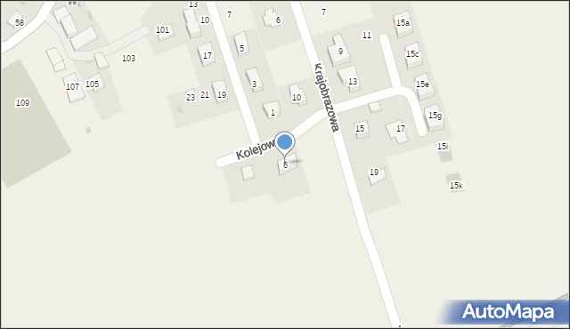 Raciborowice, Kolejowa, 6, mapa Raciborowice