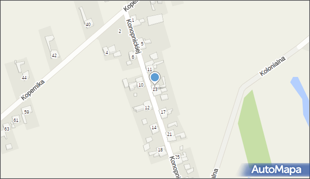 Racławice Śląskie, Konopnickiej Marii, 13, mapa Racławice Śląskie