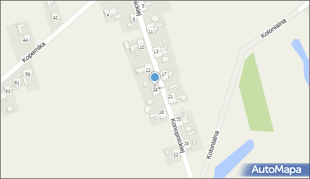 Racławice Śląskie, Konopnickiej Marii, 14, mapa Racławice Śląskie