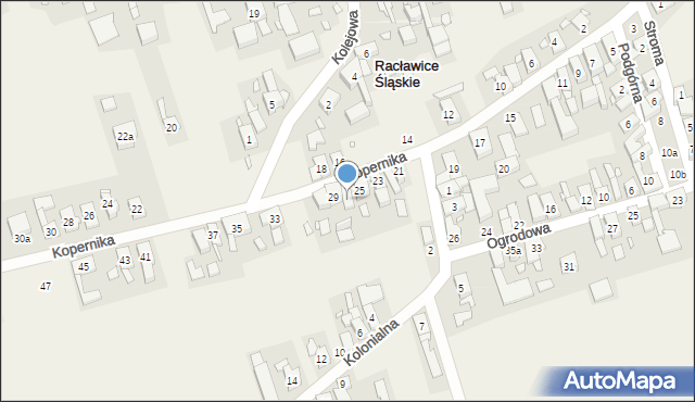 Racławice Śląskie, Kopernika Mikołaja, 27, mapa Racławice Śląskie