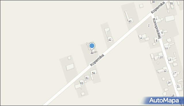 Racławice Śląskie, Kopernika Mikołaja, 44, mapa Racławice Śląskie