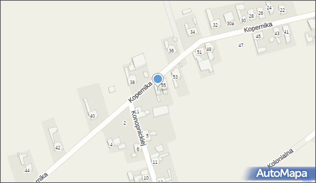 Racławice Śląskie, Kopernika Mikołaja, 57, mapa Racławice Śląskie