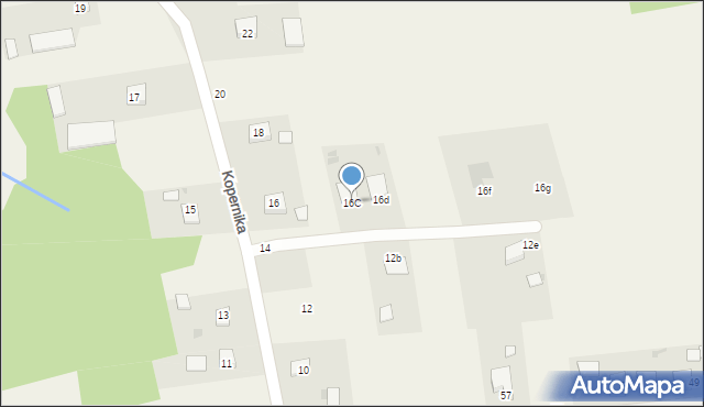 Radgoszcz, Kopernika Mikołaja, 16C, mapa Radgoszcz