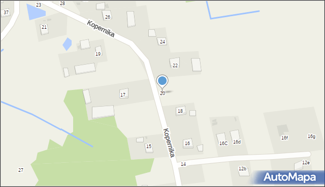 Radgoszcz, Kopernika Mikołaja, 20, mapa Radgoszcz