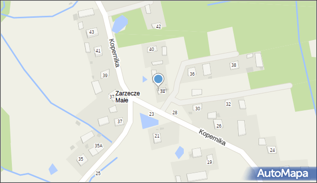 Radgoszcz, Kopernika Mikołaja, 34A, mapa Radgoszcz