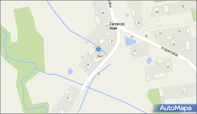 Radgoszcz, Kopernika Mikołaja, 35A, mapa Radgoszcz