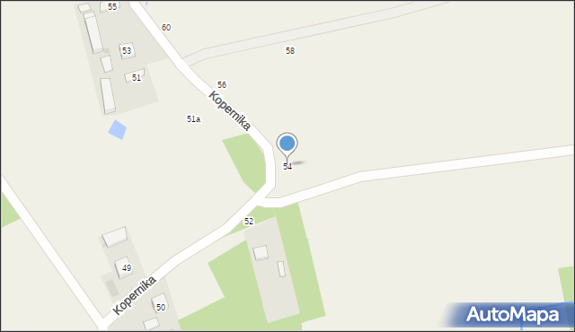 Radgoszcz, Kopernika Mikołaja, 54, mapa Radgoszcz