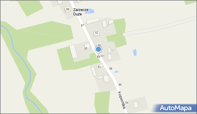 Radgoszcz, Kopernika Mikołaja, 83, mapa Radgoszcz