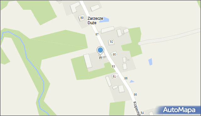 Radgoszcz, Kopernika Mikołaja, 85, mapa Radgoszcz