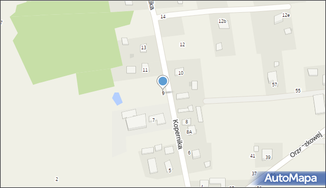 Radgoszcz, Kopernika Mikołaja, 9, mapa Radgoszcz