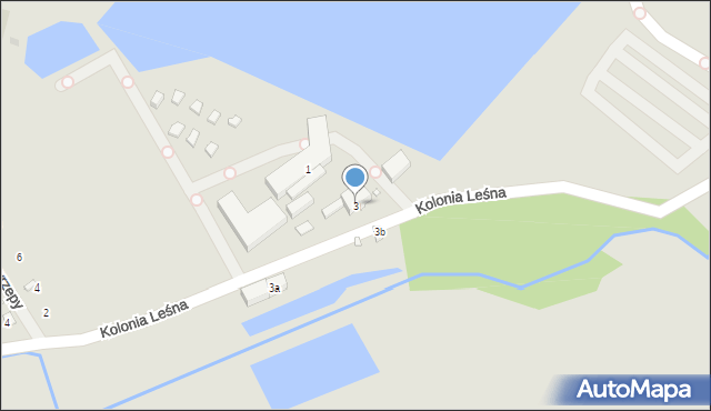 Radków, Kolonia Leśna, 3, mapa Radków