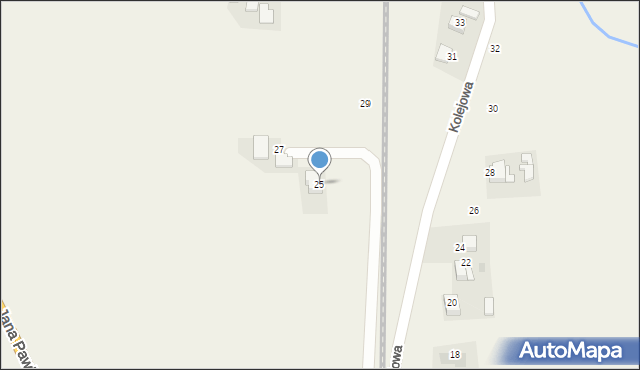 Radocza, Kolejowa, 25, mapa Radocza