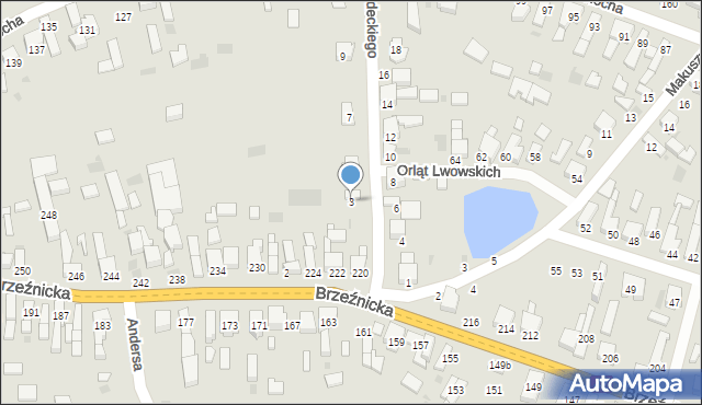Radomsko, Kordeckiego Augustyna, ks., 3, mapa Radomsko