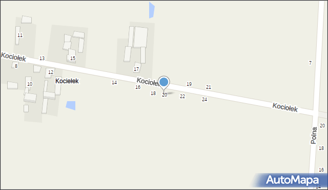 Radoszewice, Kociołek, 20, mapa Radoszewice