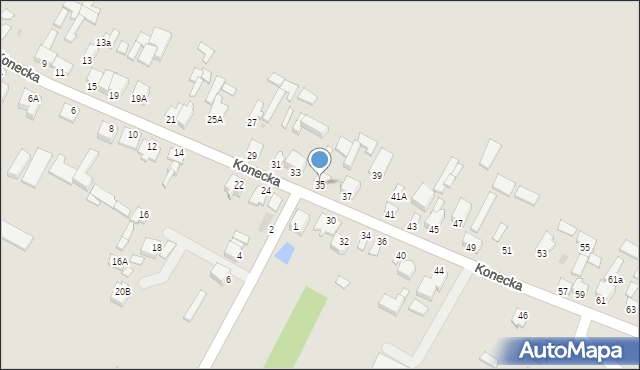 Radoszyce, Konecka, 35, mapa Radoszyce