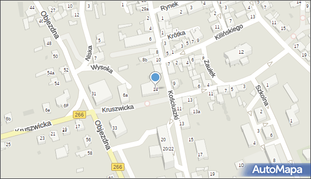 Radziejów, Kościuszki Tadeusza, gen., 14, mapa Radziejów