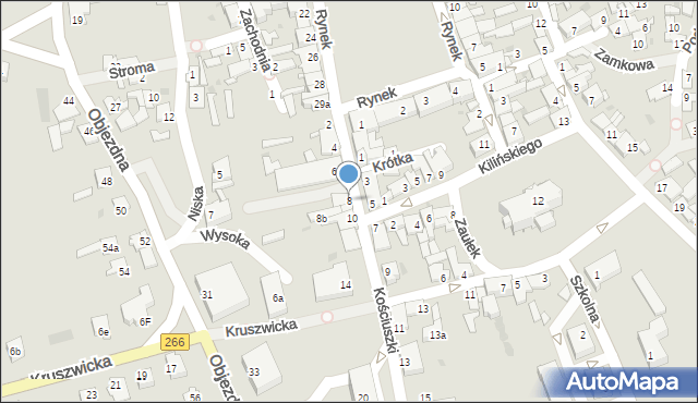 Radziejów, Kościuszki Tadeusza, gen., 8, mapa Radziejów
