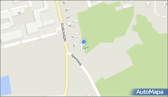 Radziejów, Kościuszki Tadeusza, gen., 93a, mapa Radziejów