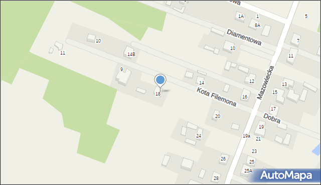 Radziwiłłów, Kota Filemona, 5, mapa Radziwiłłów