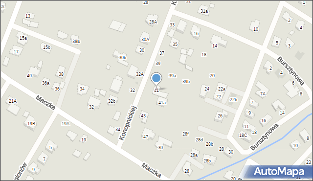 Radzymin, Konopnickiej Marii, 41, mapa Radzymin