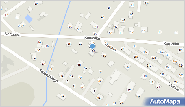 Radzymin, Korczaka Janusza, 6A, mapa Radzymin