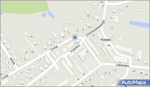 Radzyń Podlaski, Koszary, 2, mapa Radzyń Podlaski