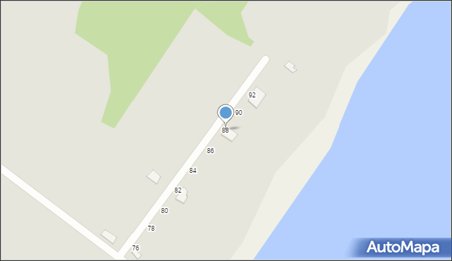 Rajgród, Kolonia Prawa, 88, mapa Rajgród