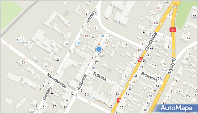 Rakoniewice, Kościelna, 16, mapa Rakoniewice