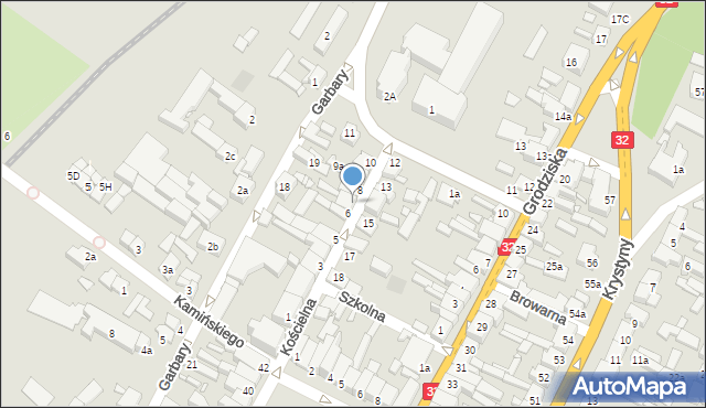 Rakoniewice, Kościelna, 7, mapa Rakoniewice