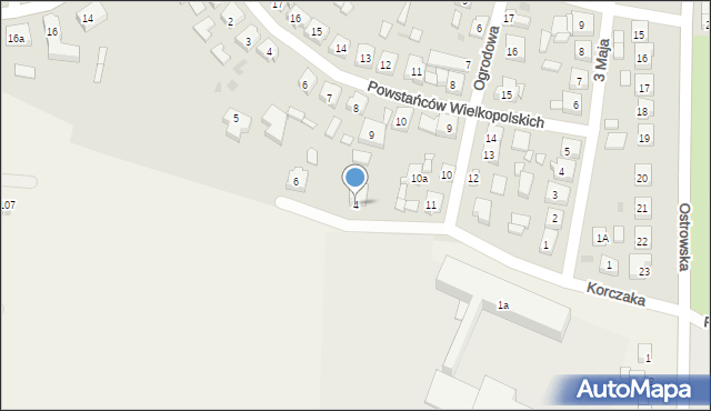 Raszków, Korczaka Janusza, 4, mapa Raszków