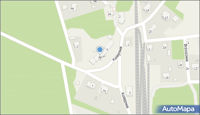 Raszówka, Kolejowa, 4a, mapa Raszówka