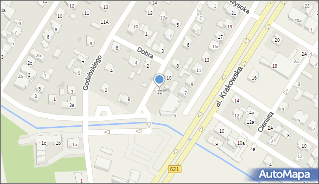 Raszyn, Kościelna, 12, mapa Raszyn