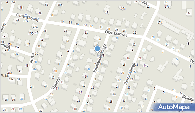 Rawa Mazowiecka, Kochanowskiego Jana, 4, mapa Rawa Mazowiecka