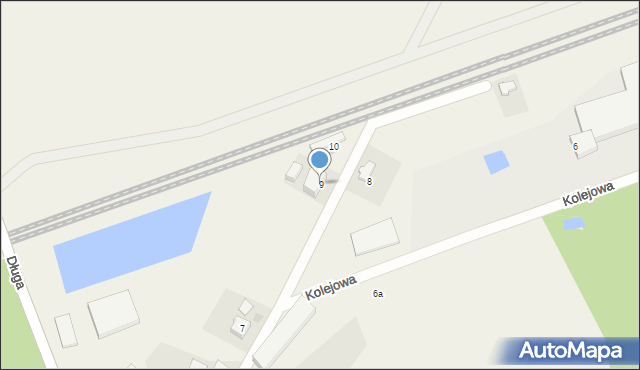 Reblino, Kolejowa, 9, mapa Reblino