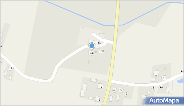 Rejowiec, Kościuszki Tadeusza, gen., 140, mapa Rejowiec