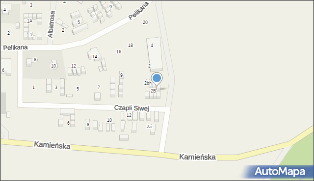 Rewal, Kormoranów, 2bb, mapa Rewal