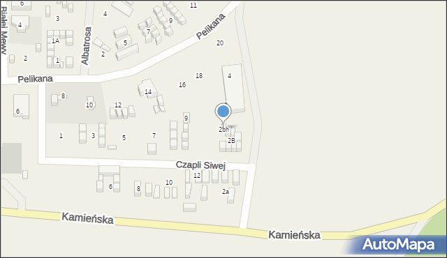 Rewal, Kormoranów, 2bh, mapa Rewal