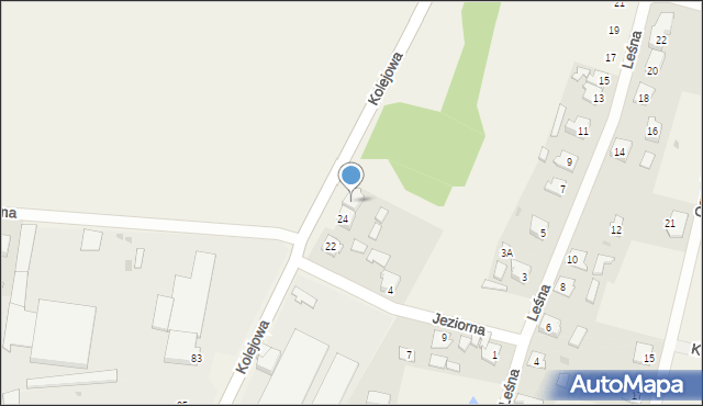 Rogowo, Kolejowa, 26, mapa Rogowo