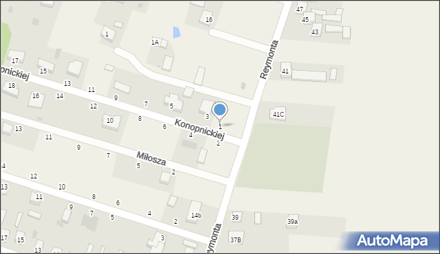 Rokiciny-Kolonia, Konopnickiej Marii, 1, mapa Rokiciny-Kolonia