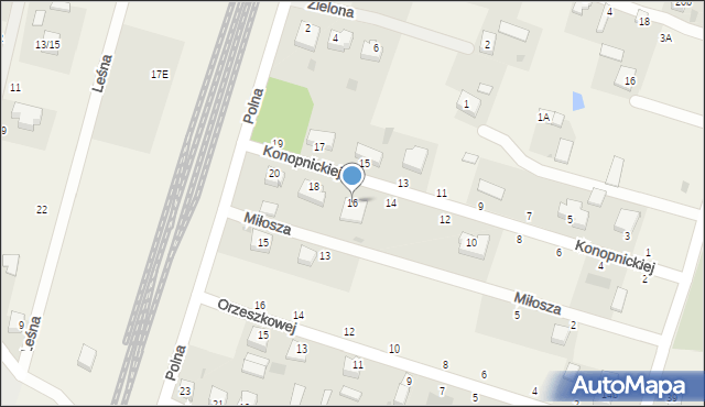 Rokiciny-Kolonia, Konopnickiej Marii, 16, mapa Rokiciny-Kolonia