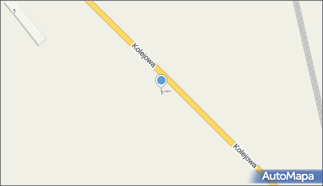 Roszków, Kolejowa, 3, mapa Roszków