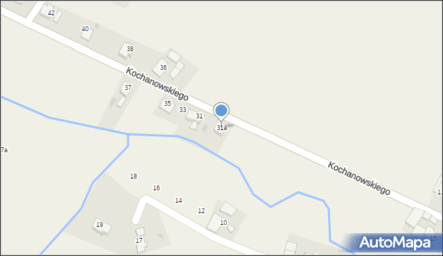 Roszowicki Las, Kochanowskiego Jana, 31a, mapa Roszowicki Las