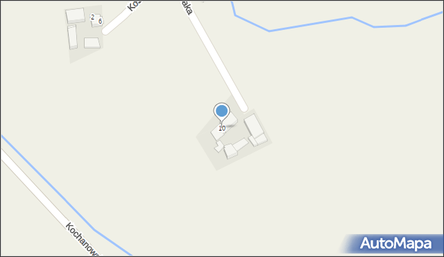 Roszowicki Las, Kossaka, 10, mapa Roszowicki Las