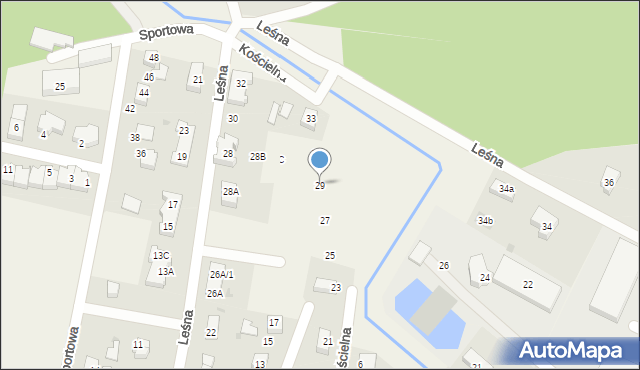 Rotmanka, Kościelna, 29, mapa Rotmanka